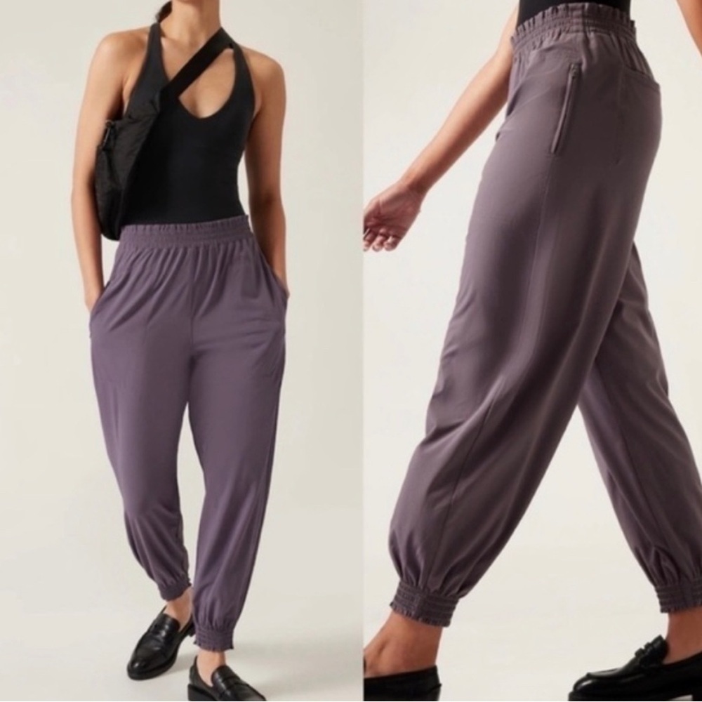 Athleta Savannah jogger pants violet dusk purple 12